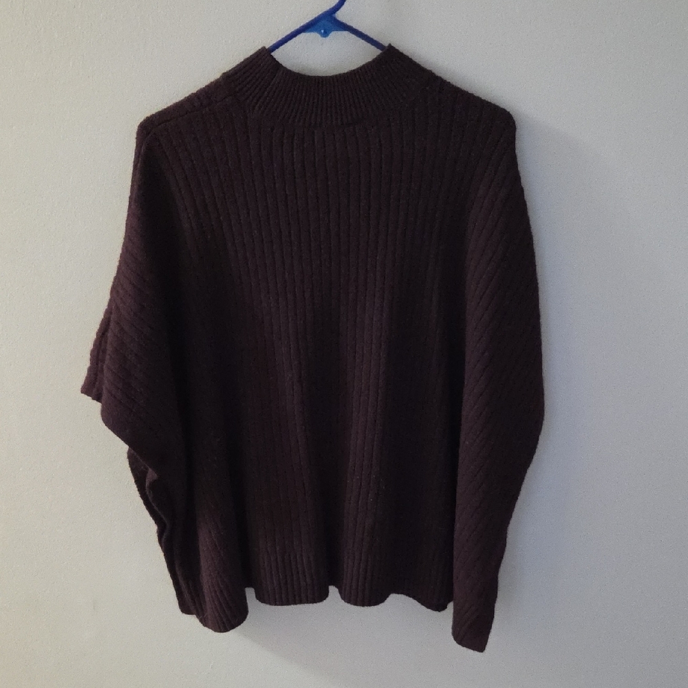 Vera Wang Women's Crew Neck Sweater - Dark Brown